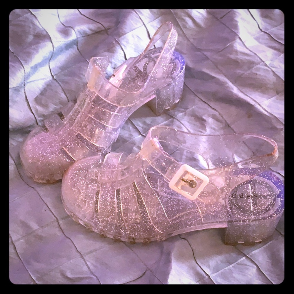 Retro jelly heels